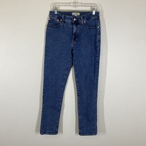 Madewell Jeans Womens 27 Tall Blue The Mid Rise Perfect Vintage Stretch Denim